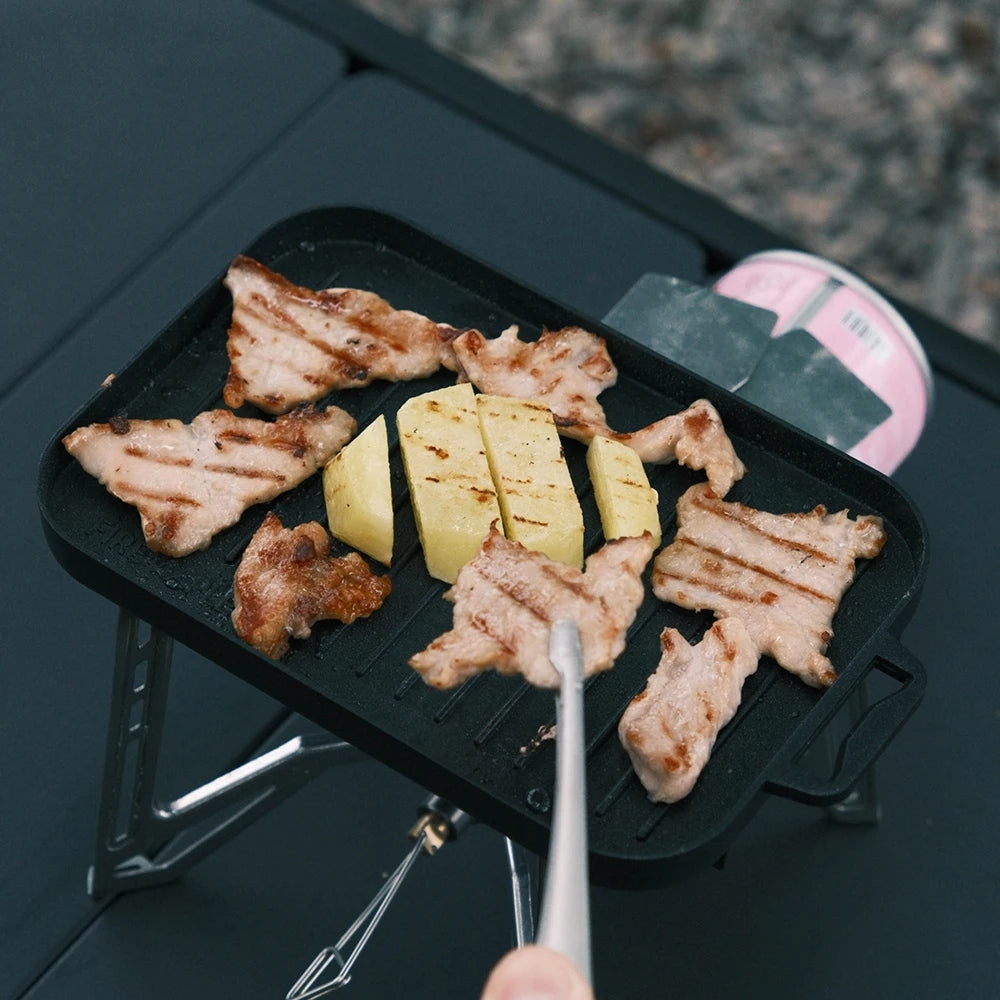 CampMaster mini grill plate set - Portable outdoor cookware