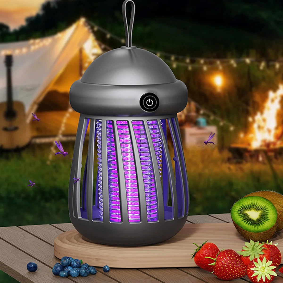 Lámpara Mata Insectos LumaGuard – Eliminador de Mosquitos con Luz UV y Descarga de 3000V