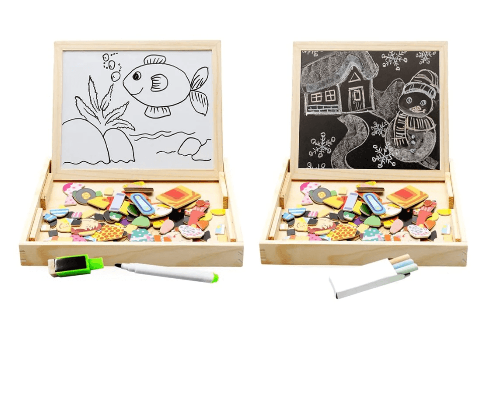 Kreativechalk -Board - Magnetic Two -Side -Kinderbrett-6