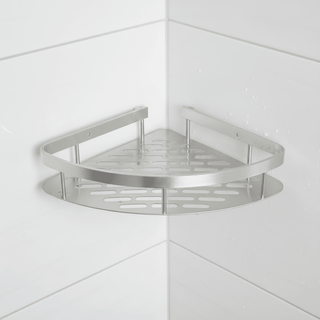 NORDICSHELF - Adhesive bathroom shelf – Drill-free & Stylish for every bathroom