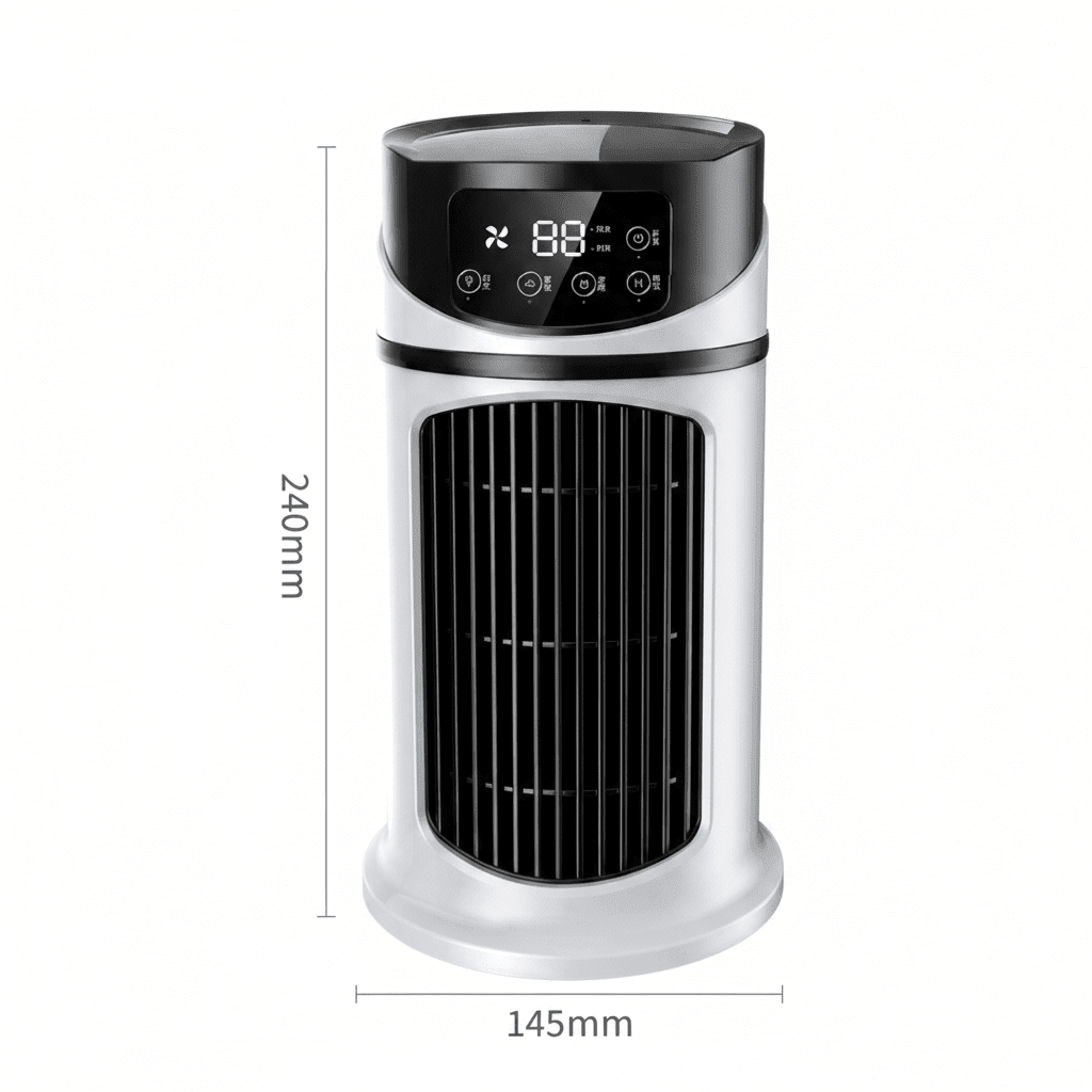 POLARBREEZE – Tragbarer Verdunstungs-Luftkühler mit Ventilator und Luftbefeuchtung
