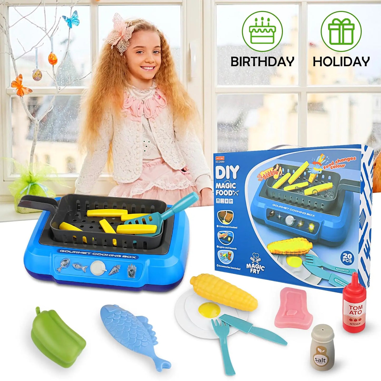 LittleChef – Set de cocina de juego para cocinar con imaginación