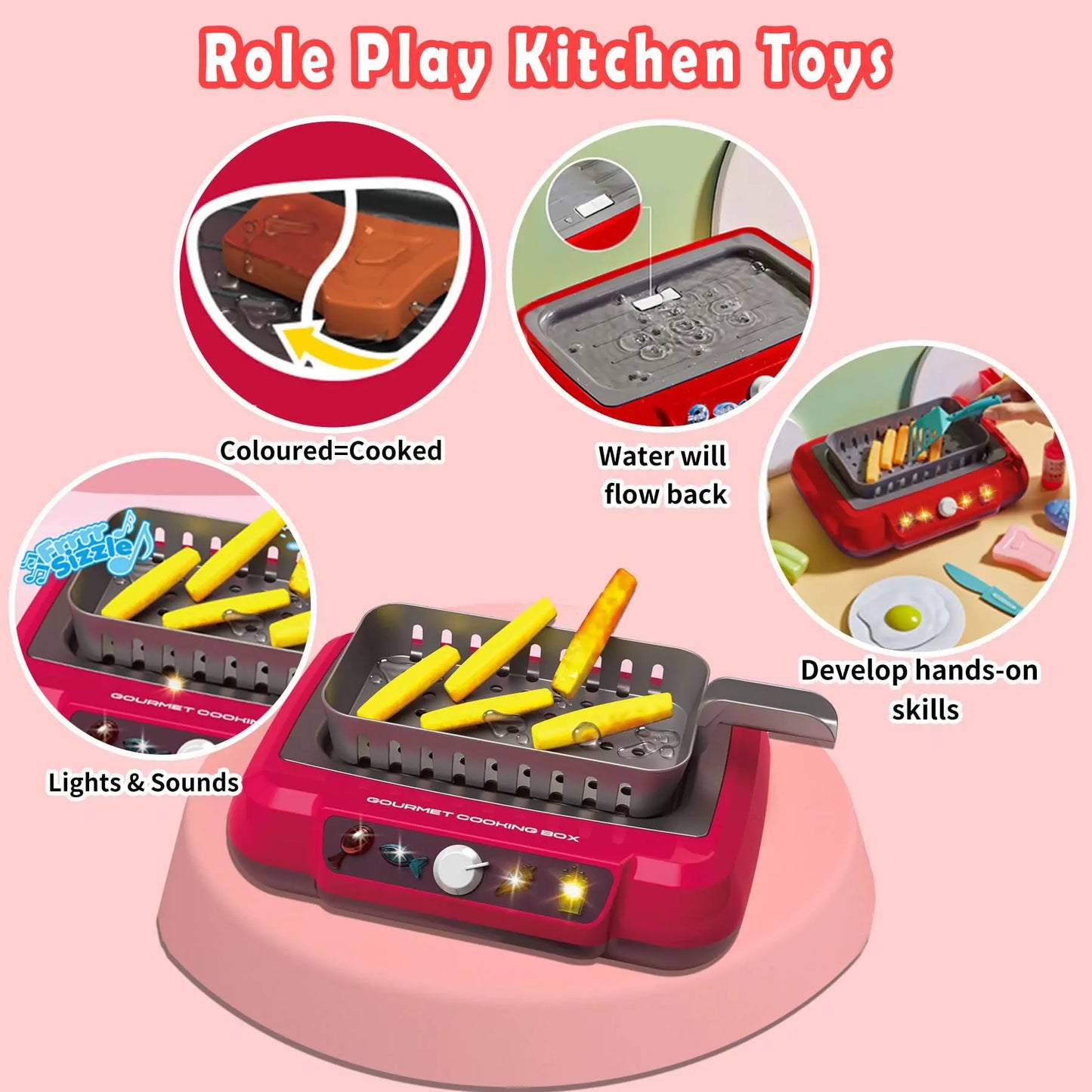 LittleChef – Set de cocina de juego para cocinar con imaginación