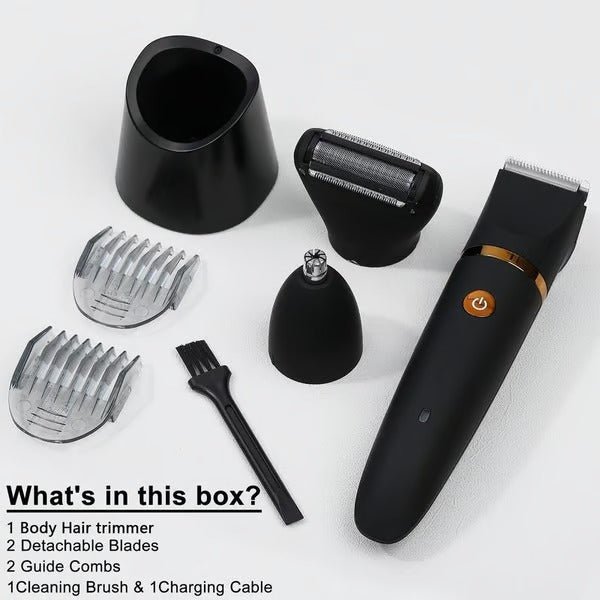 SHAVTRIQ – 3-in-1 Waterproof Body & Intimate Shaver for Men