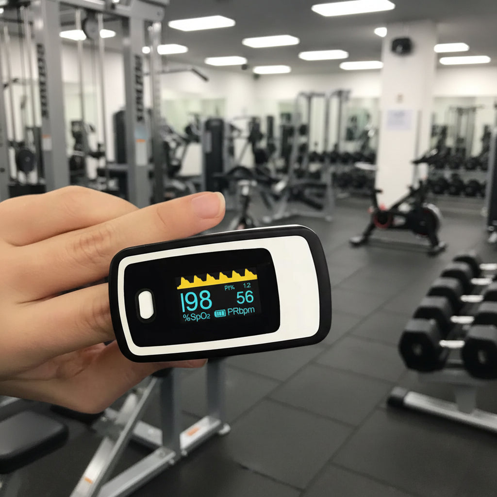 Fingerpulsoximeter Sauerstoffmessgerät Finger-5