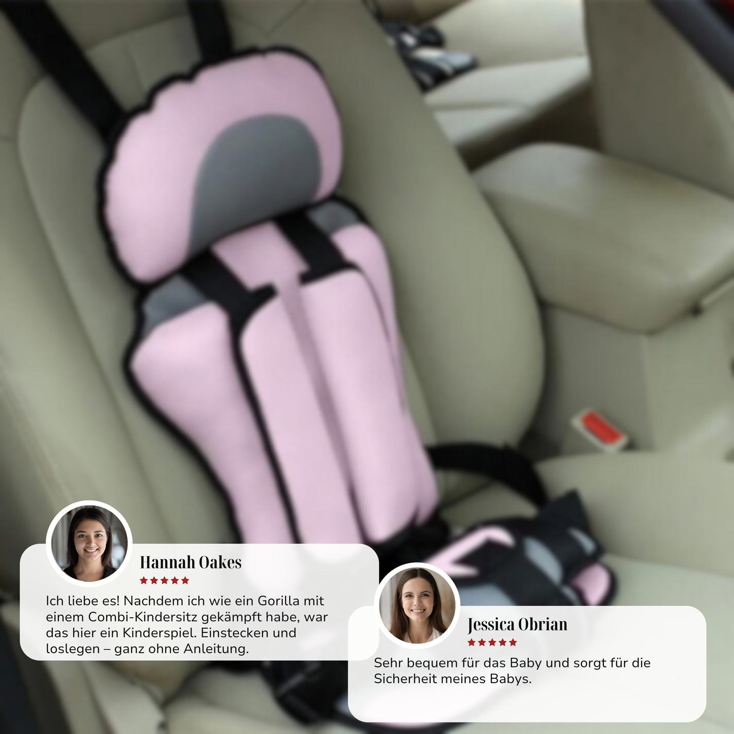 SafeRide child seat - Ergonomic & safe for every car journey