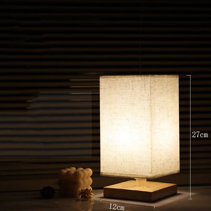 FABWOOD – Modern Wood and Fabric Lamp