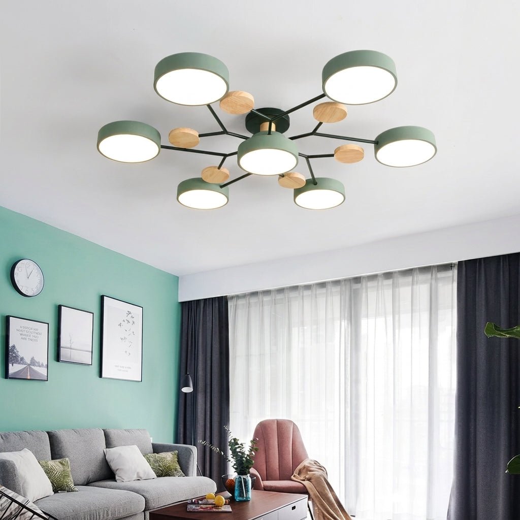 ARBORIA – Scandinavian LED ceiling light in a natural branch design