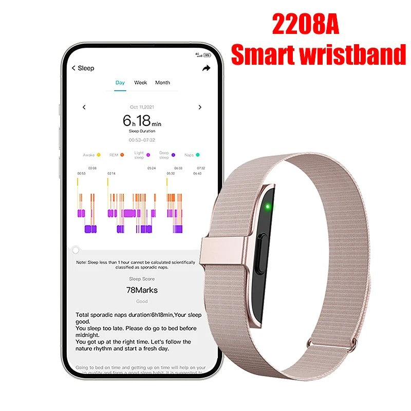 HealthTrack – IP68 fitness tracker met hartslag- en zuurstofmeting