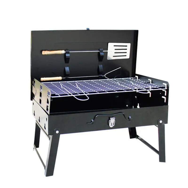 GrillMate Fold - Foldable steel garden barbecue for camping & garden