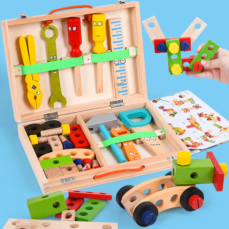 Makerbox - Kreatives Holzgebäude Set für Kinder-2