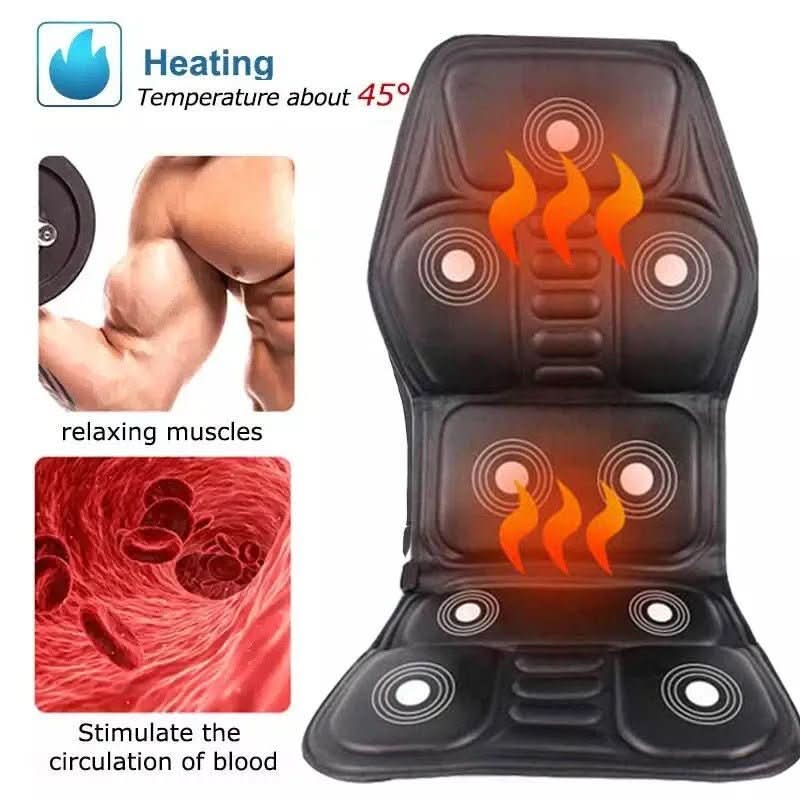 RelaxCushion – Electric back massage cushion with heat function
