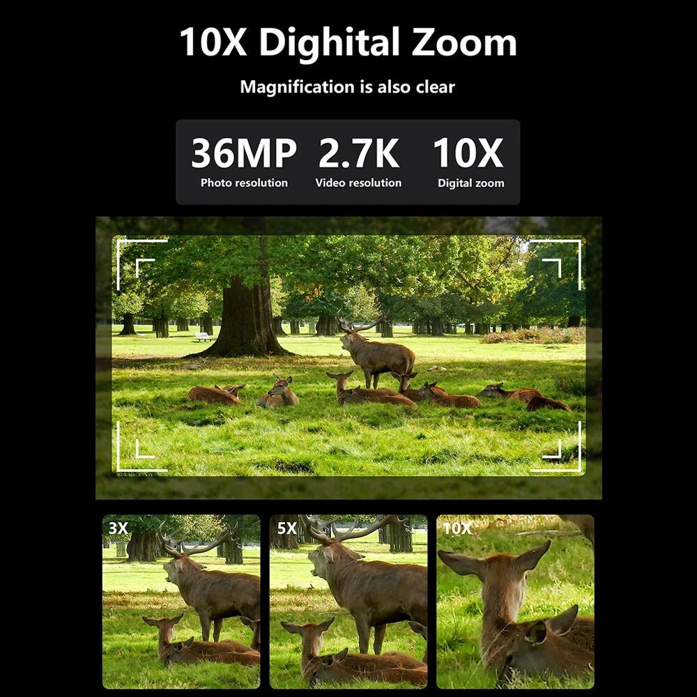 NightPulse Binoculars- Night vision binoculars with 300 m range & recording function
