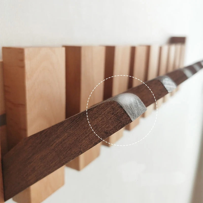 Gancho de pared de madera – Gancho plegable de madera para un orden con estilo