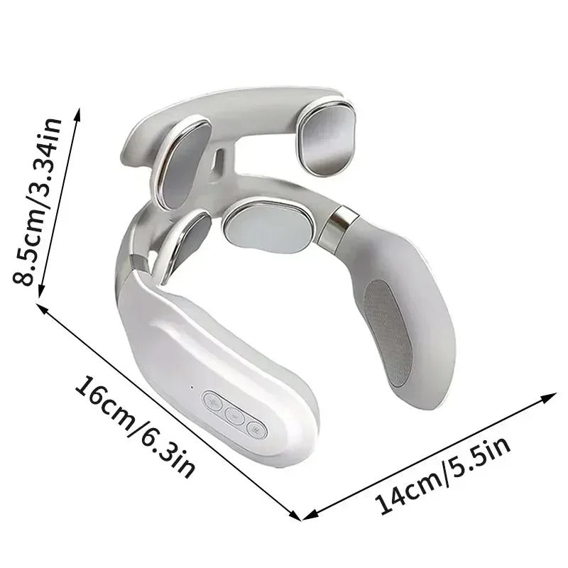 Luxe nek massager – 4-in-1 nek massager met warmte & vibratie
