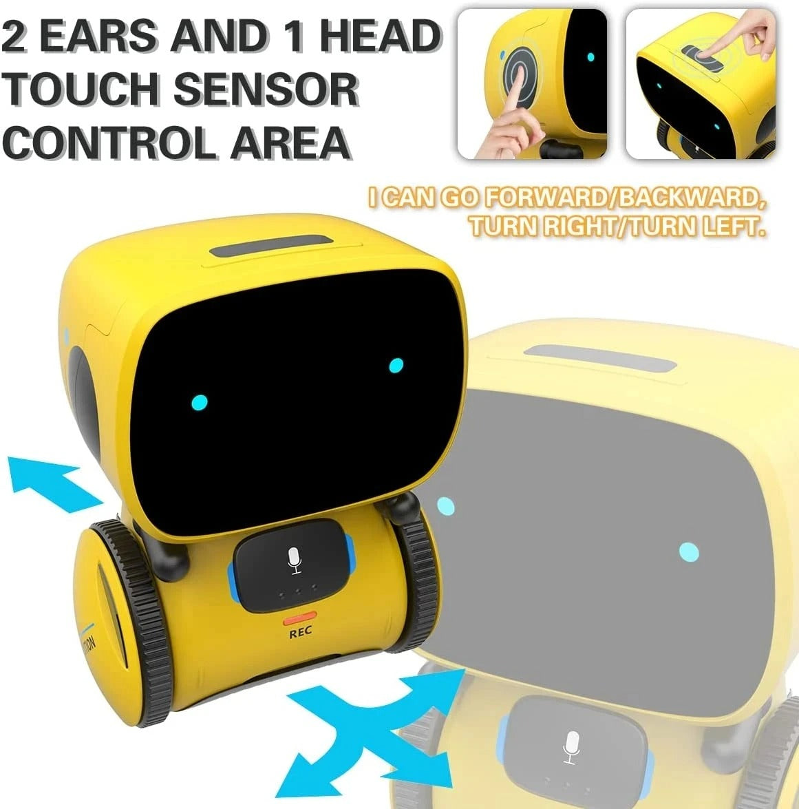 GrooveBot Mini - Interactive dance robot with voice and sound functions