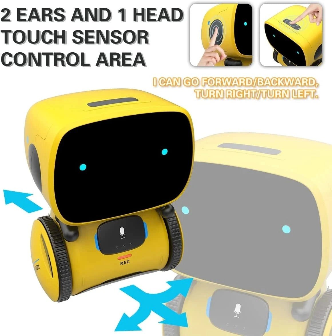 GrooveBot Mini – interactieve dansrobot met spraak- en geluidsfuncties