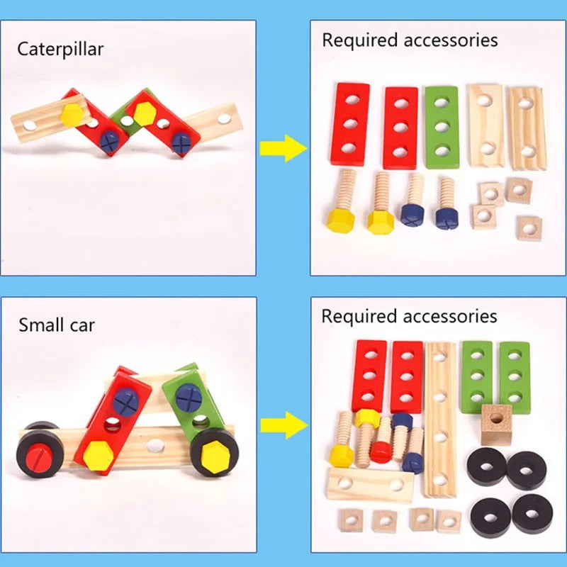 Buildaroo – La aventura colorida de construcción en madera para creativos