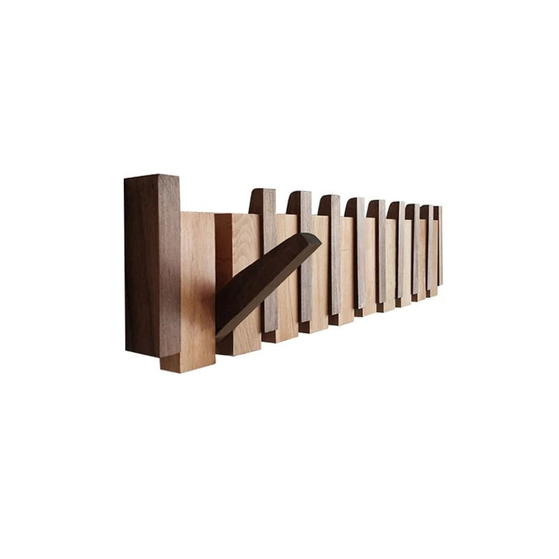 Gancho de pared de madera – Gancho plegable de madera para un orden con estilo