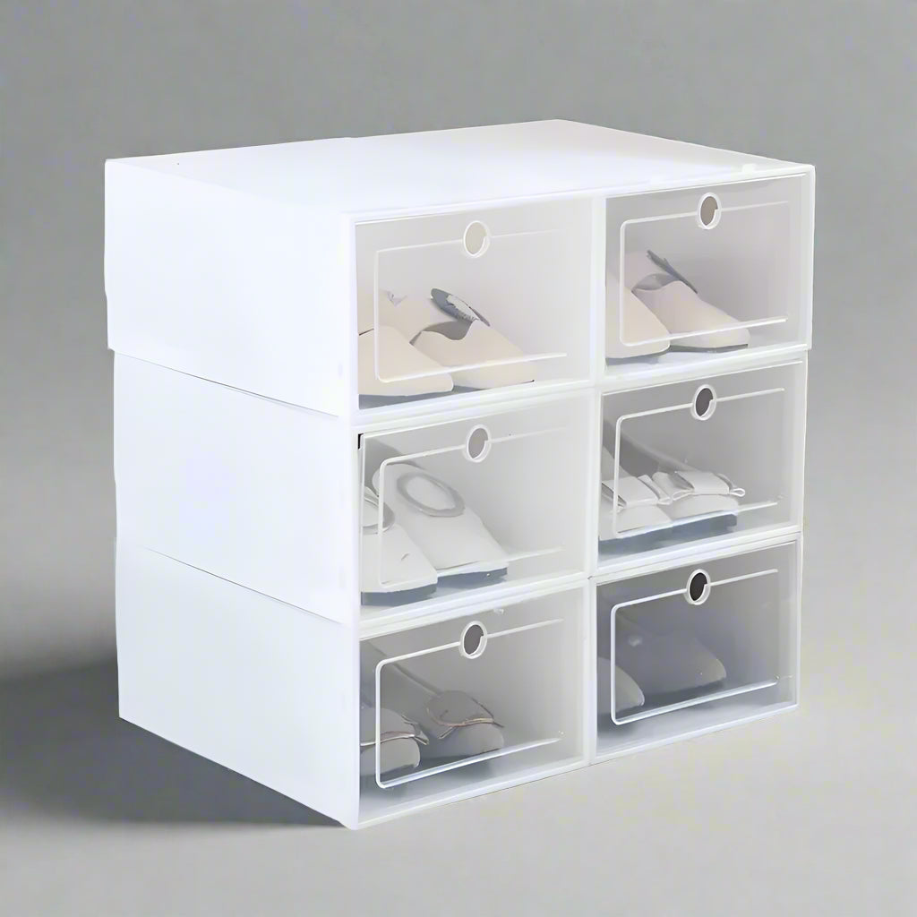 Stackable Shoe Box - Transparent storage solution