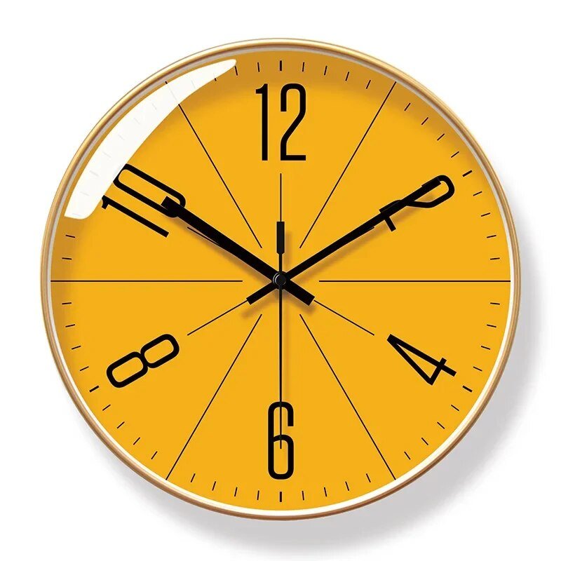 Variant image for Moderne Wanduhr Schwarz Im Nordischen Stil-4
