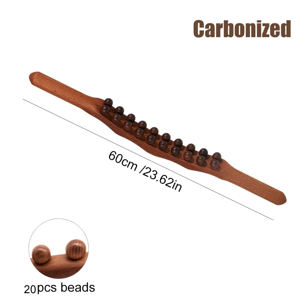 WoodEase Pro - Bastone da massaggio Gua Sha per un rilassamento muscolare mirato e una migliore circolazione sanguigna