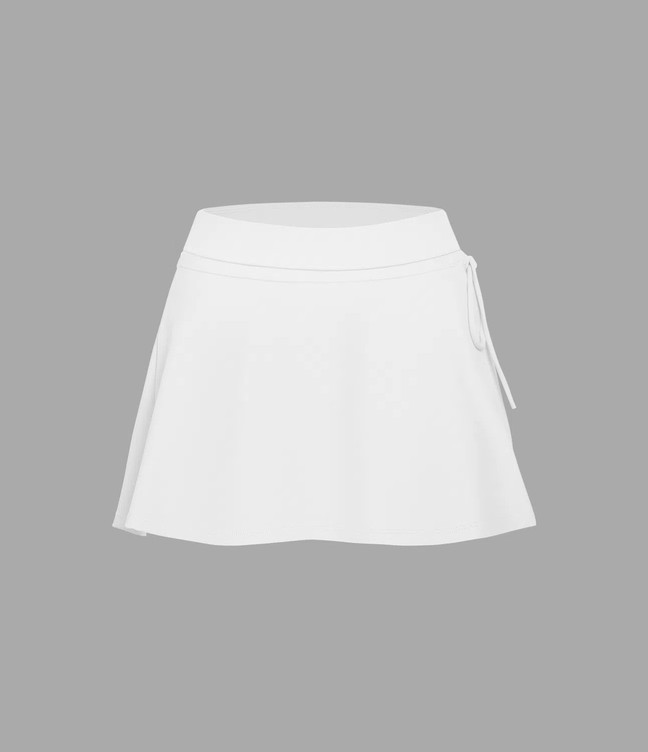 Softlyzero CoolTouch Skirt - Airy 2-in-1 mini skirt with pockets & tie belt