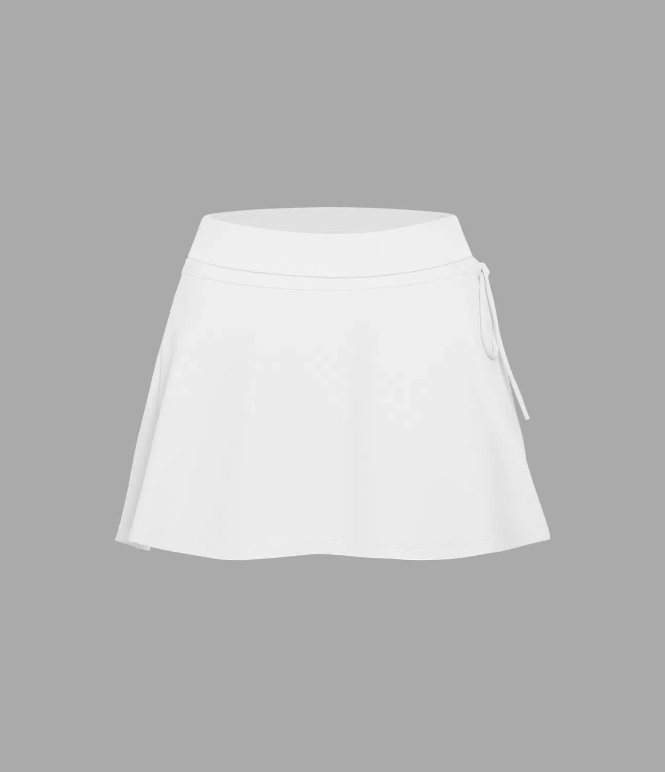 Softlyzero CoolTouch Skirt – Luftiger 2-in-1 Minirock mit Taschen & Bindegürtel