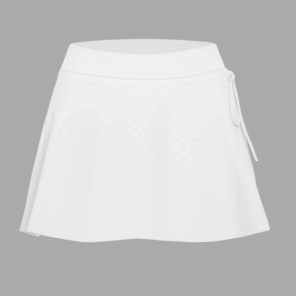 Softlyzero CoolTouch Skirt - Airy 2-in-1 mini skirt with pockets & tie belt