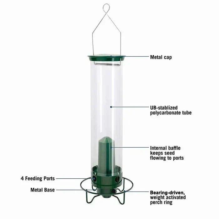 WILDFEED – Outdoor Bird Feeder with Multi-Port System and Protective Function