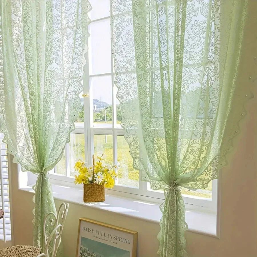TAILLACE – Elegant Lace Phoenix Tail Curtains