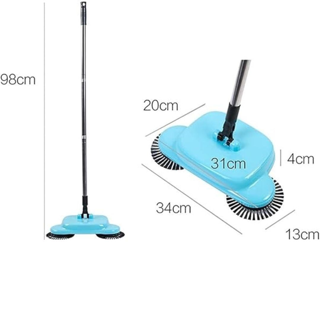 2in1 Staubsauger Besen – Kabelloser Bodenreiniger für Fliesen, Holz & Teppich-5