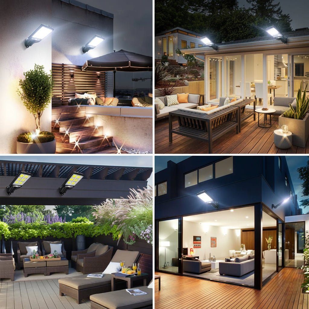 ECOBEAM 600 – Solar LED outdoor spotlight with motion sensor