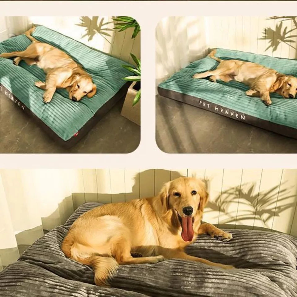 Orthopädisches Hundebett Grau Größe M L XL Hochwertiger Schaum-3