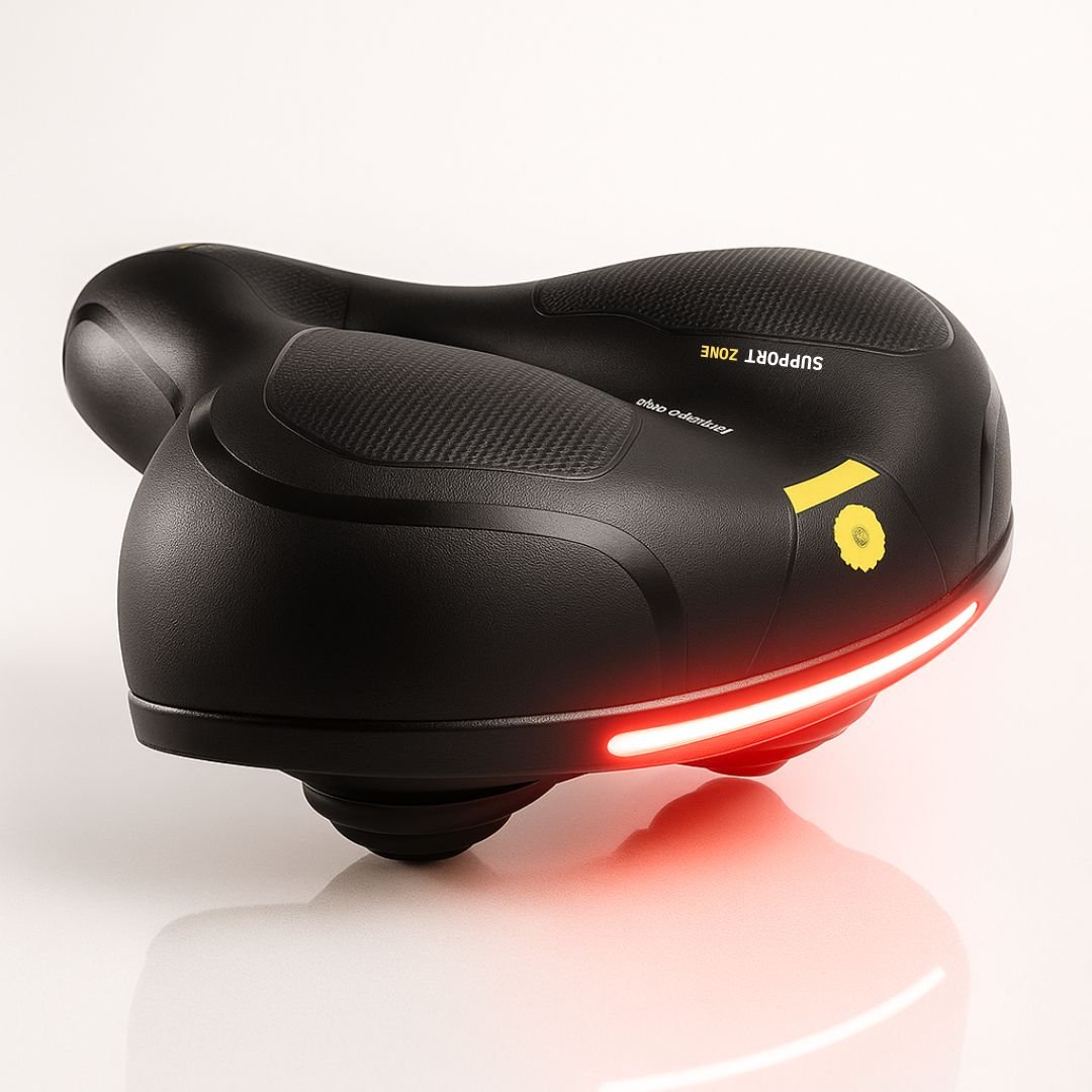 CYCLORELAX – Ergonomic Bicycle Saddle with Suspension for Everyday Use & Tours