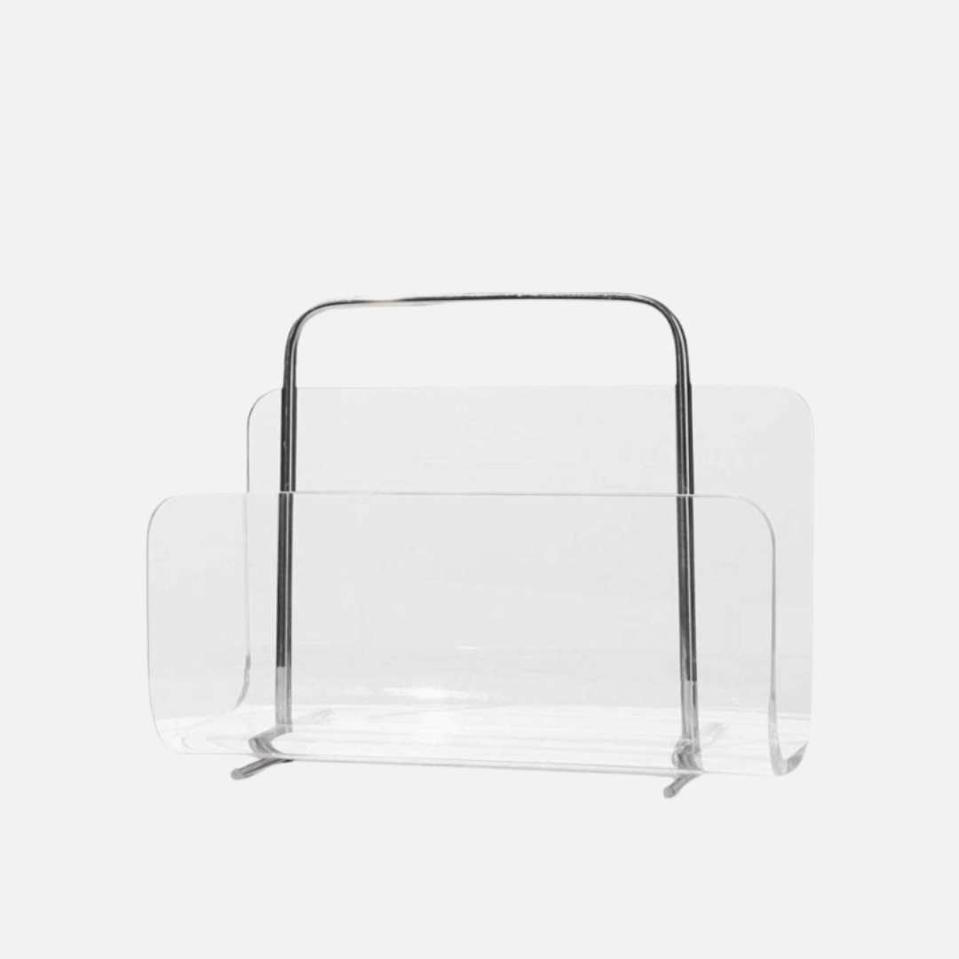 STYLEFILE – Acrylic Magazine Holder with Sophisticated Silhouette