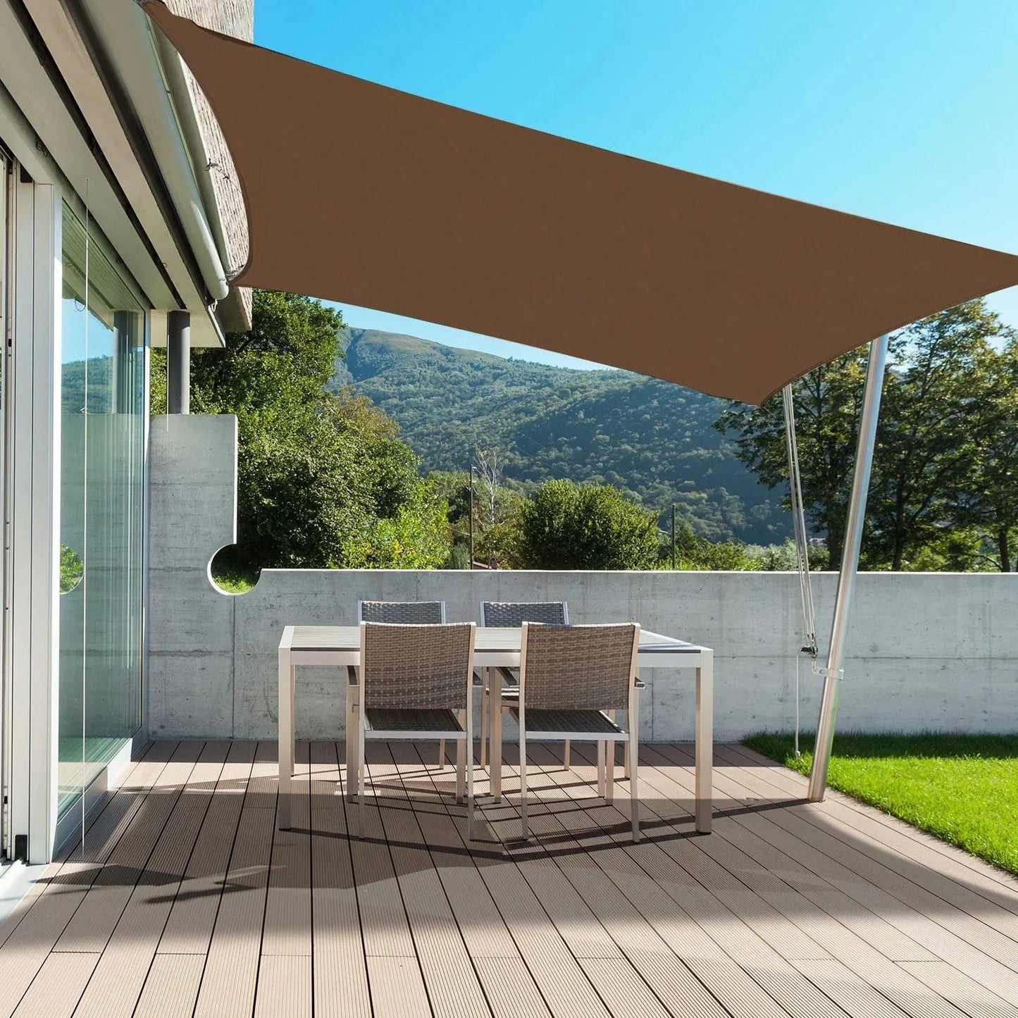 SolarGuard Flex – Toldo portátil impermeable con protección UV