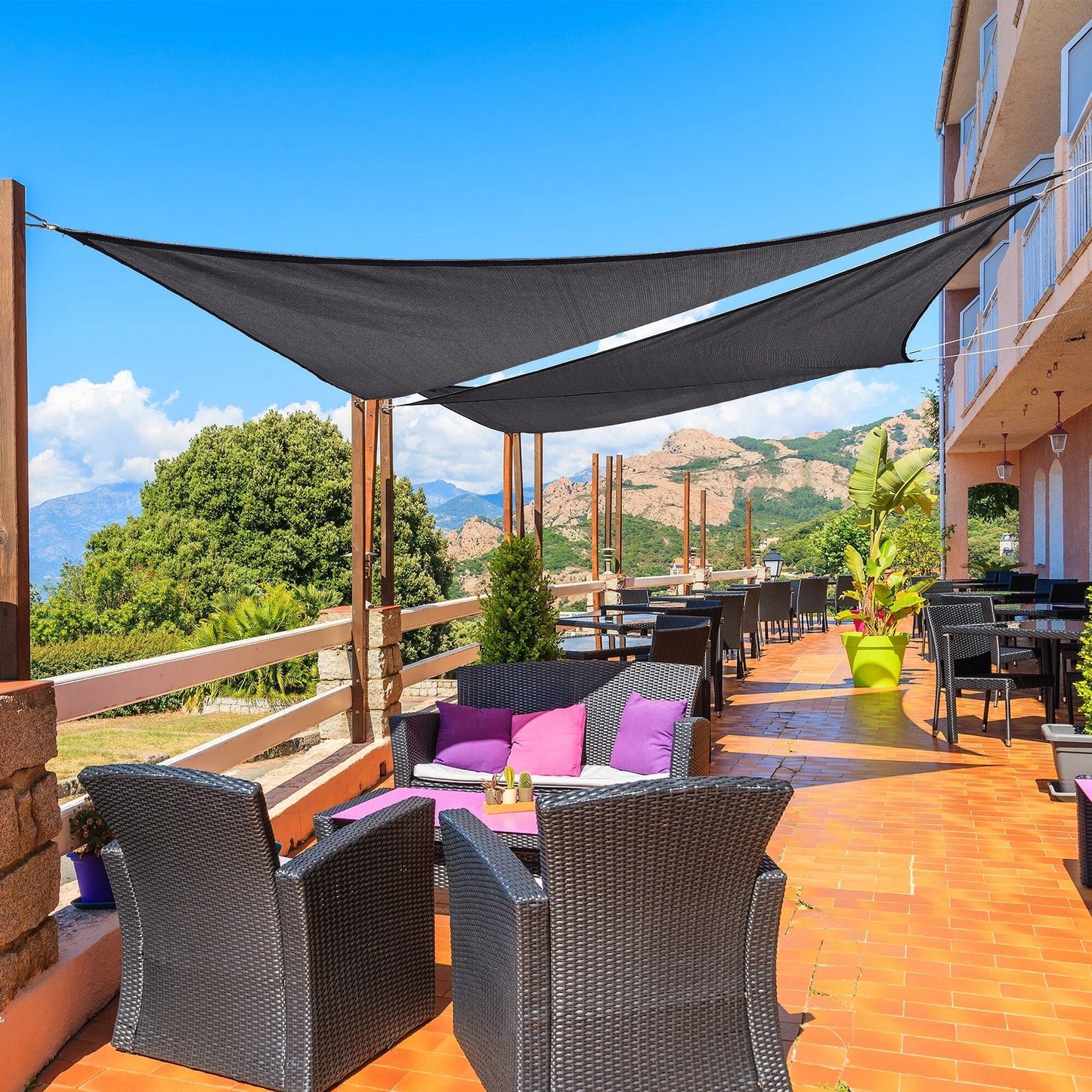 SolarGuard Flex – Toldo portátil impermeable con protección UV