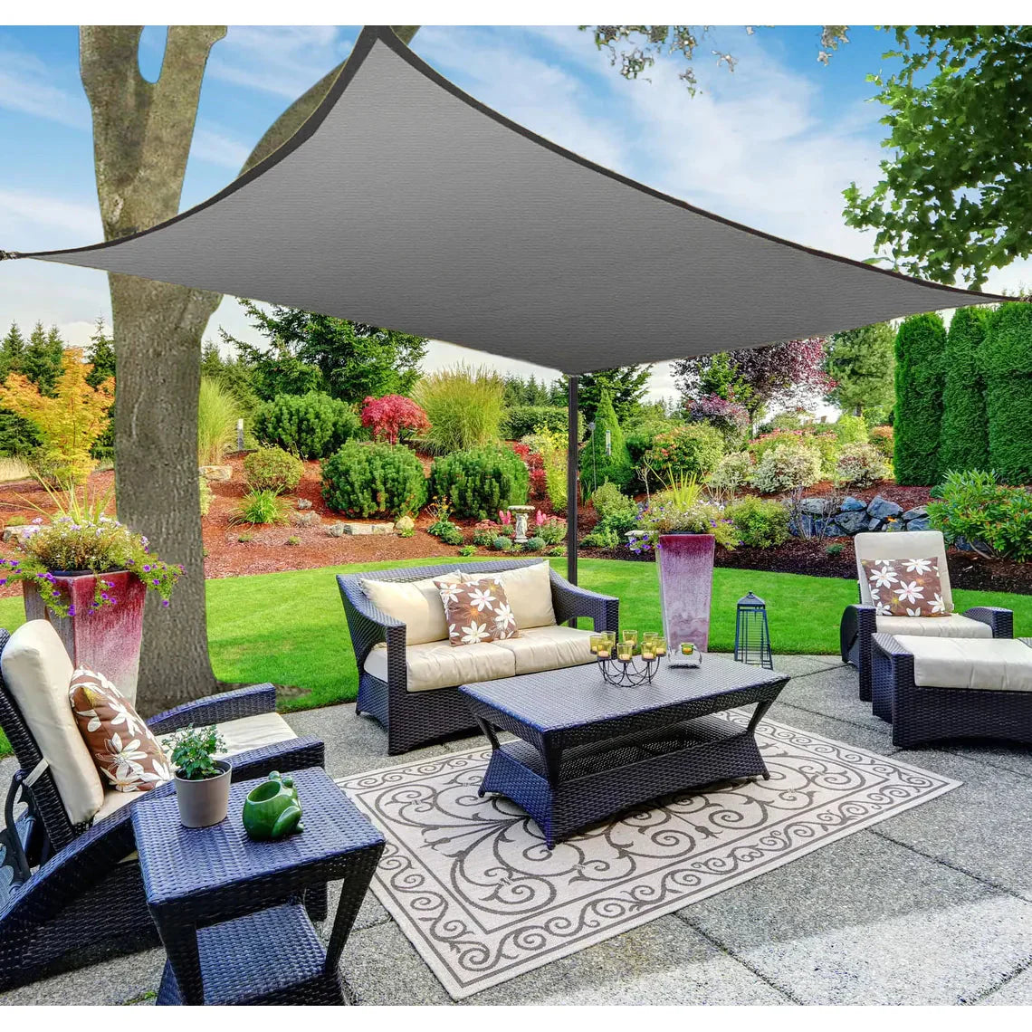 SolarGuard Flex – Toldo portátil impermeable con protección UV