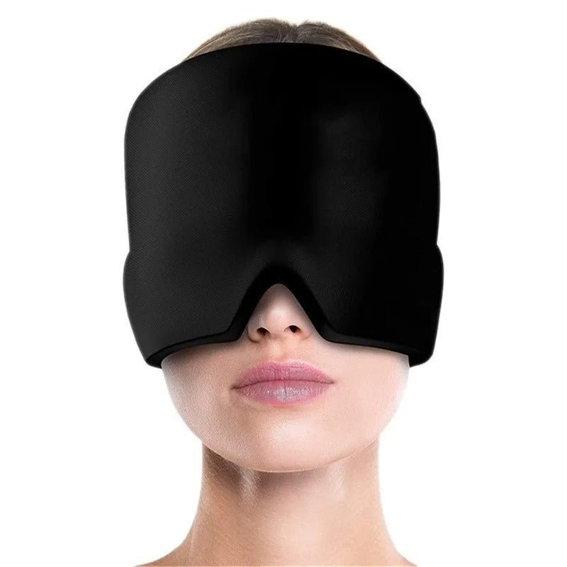 Ayuda para la cabeza – Máscara para migrañas y dolores de cabeza con terapia de frío y calor