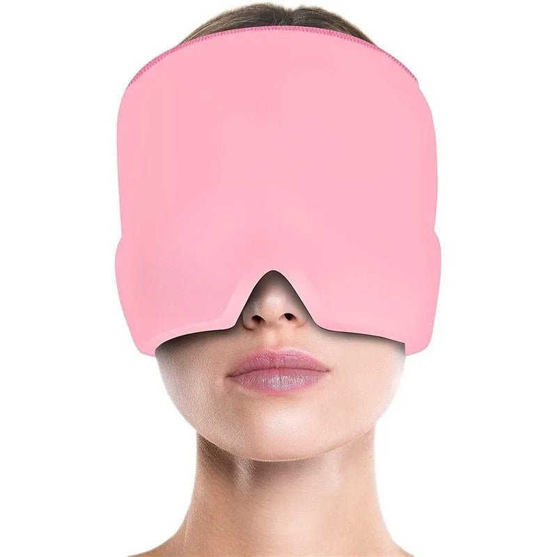 Ayuda para la cabeza – Máscara para migrañas y dolores de cabeza con terapia de frío y calor
