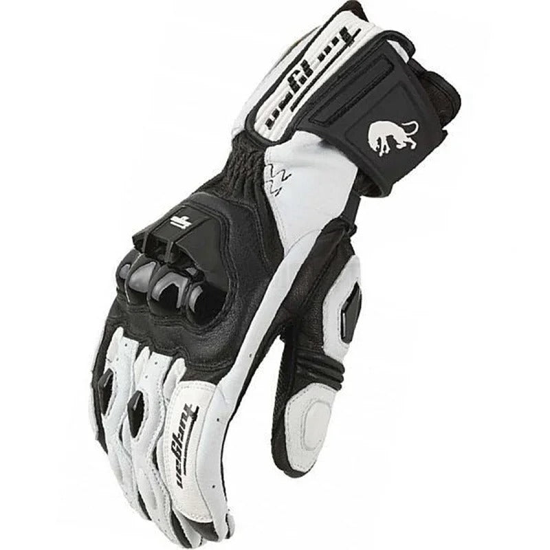 MOTOLEATHER HANDSCHOENEN – Motorradhandschoenen van leer met beschermkussentjes & ademende perforatie