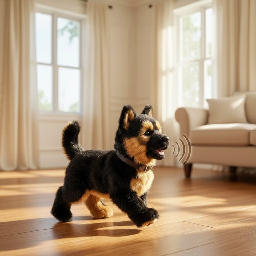 PUPPORA – Peluche pour chien douillette avec apparence réaliste