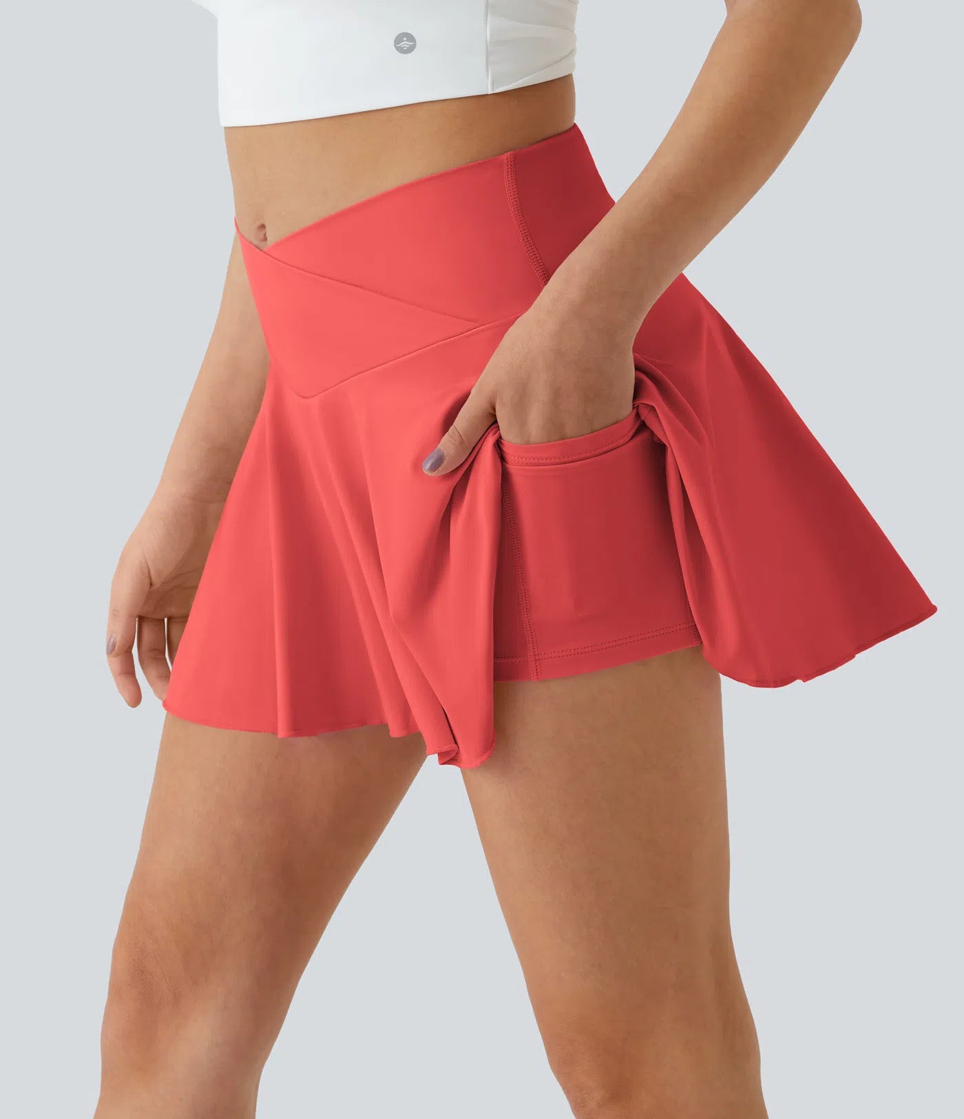 SOFTLYZERO - Airy tennis skirt with integrated shorts & UPF50+ protection