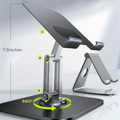 FLEXIHUB – Adjustable Tablet Stand with 360° Rotation for Universal Use