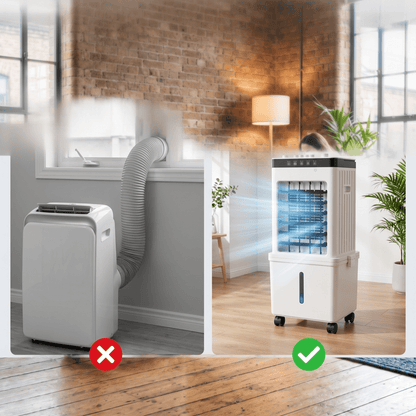 COOLNOVA – Refroidisseur d'air mobile – Fraîcheur flexible 3-en-1 pour la maison