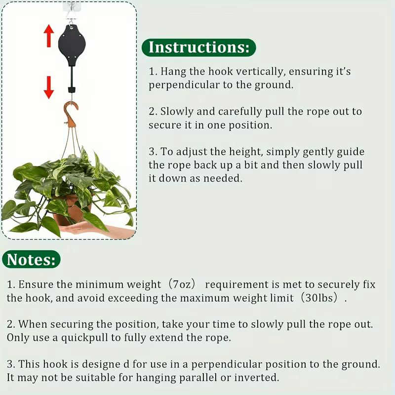 GARDENLIFT – Höhenverstellbares Aufhängesystem für Pflanzen & Vogelhäuser