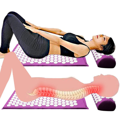 Relaxpress Yogamatte Mit Akupressurpunkten Für Schmerzlinderung Und Entspannung-4