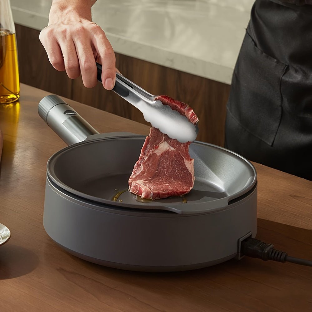HAUSGOLD - Hoogwaardige grill- en keukentang van roestvrij staal met siliconen handgreep 22,86 cm & 30,48 cm