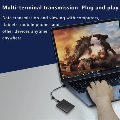 SpeedVault SSD - External 128GB hard drive with ultra-fast USB-C & USB 3.1 connection